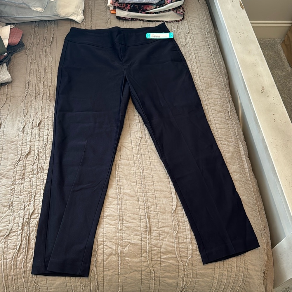 COPY - Tribal Straight Leg Pull on trouser pants sz 8p